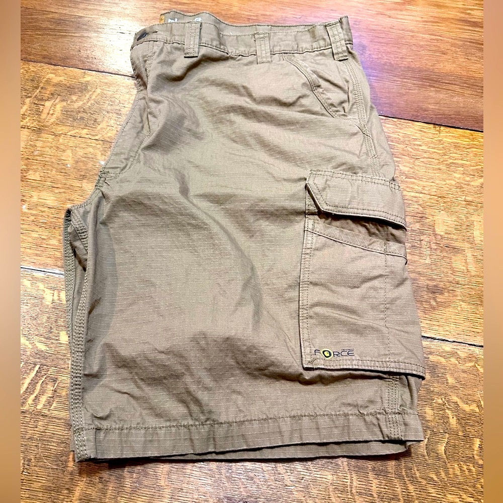 Carhartt force men’s cargo khaki‎ shorts sz 46